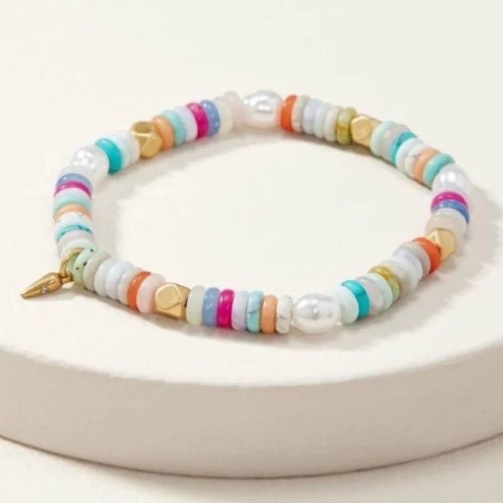 Stella & Dot Stretch Bohemian Beaded Bracelet